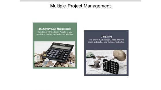 Multiple project management ppt powerpoint presentation show deck cpb
