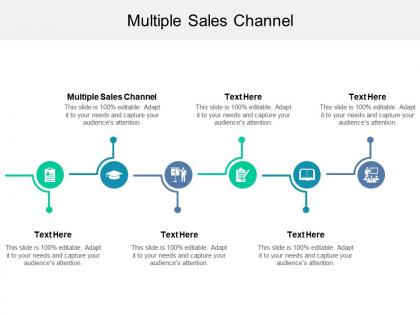 Multiple sales channel ppt powerpoint presentation model ideas cpb