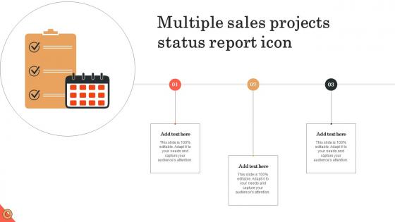 Multiple Sales Projects Status Report Icon
