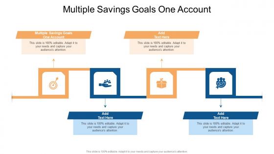Multiple Savings Goals One Account In Powerpoint And Google Slides Cpb