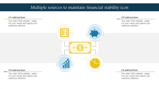 Multiple Sources To Maintain Financial Stability Icon