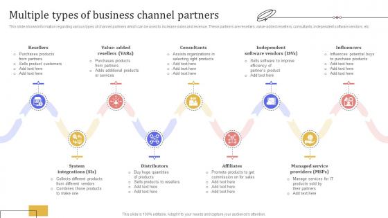 Multiple Types Of Business Channel Partners
