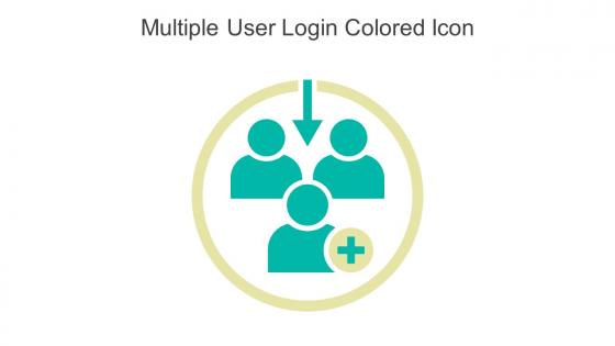 Multiple User Login Colored Icon In Powerpoint Pptx Png And Editable Eps Format