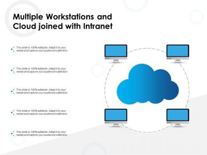 Multiple workstations and cloud joined with intranet