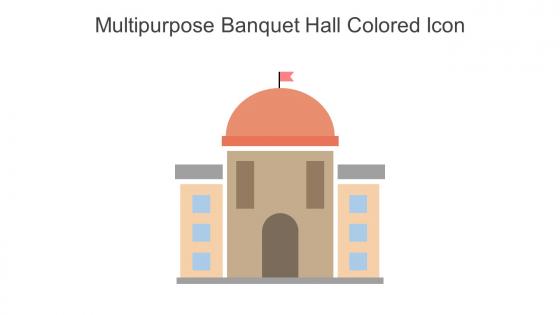 Multipurpose Banquet Hall Colored Icon In Powerpoint Pptx Png And Editable Eps Format