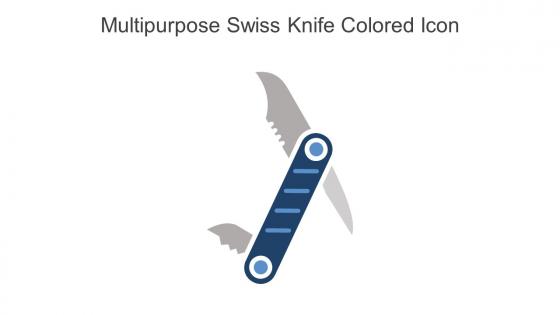 Multipurpose Swiss Knife Colored Icon In Powerpoint Pptx Png And Editable Eps Format