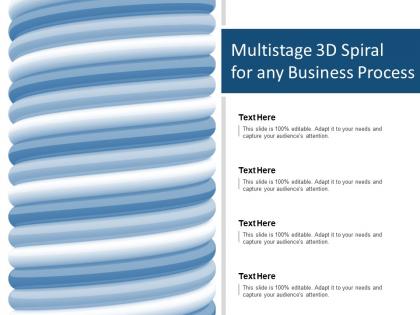 Multistage 3d spiral for any business process