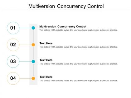 Multiversion concurrency control ppt powerpoint presentation slides example file cpb