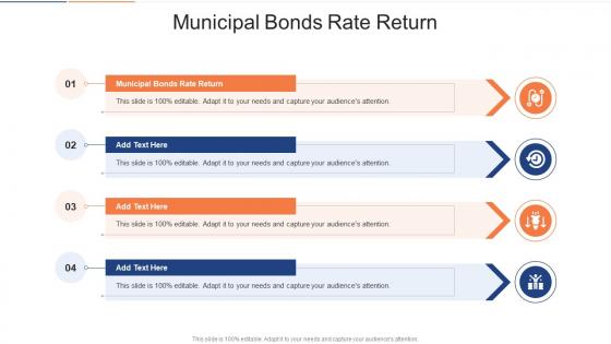 Municipal Bonds Rate Return In Powerpoint And Google Slides Cpb