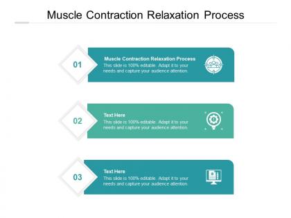 Muscle contraction relaxation process ppt powerpoint presentation slides graphics cpb