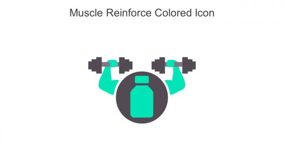Muscle Reinforce Colored Icon In Powerpoint Pptx Png And Editable Eps Format
