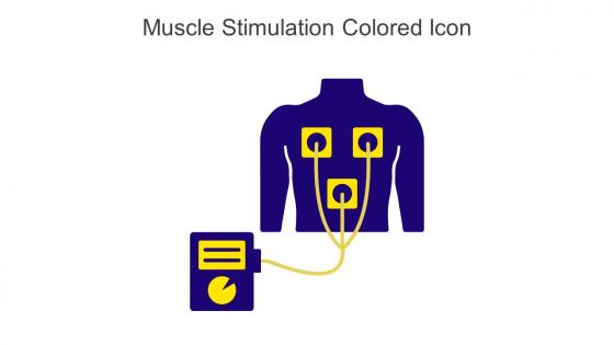 Muscle Stimulation Colored Icon In Powerpoint Pptx Png And Editable Eps Format