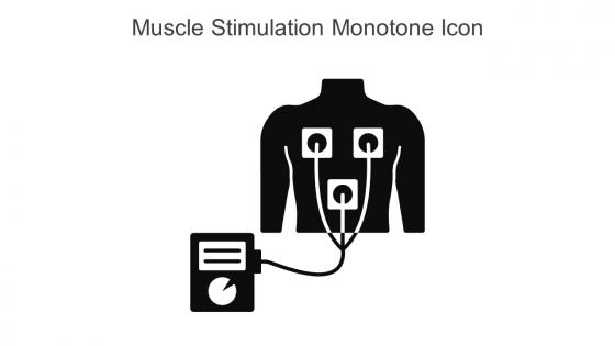 Muscle Stimulation Monotone Icon In Powerpoint Pptx Png And Editable Eps Format