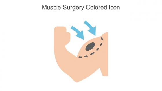 Muscle Surgery Colored Icon In Powerpoint Pptx Png And Editable Eps Format