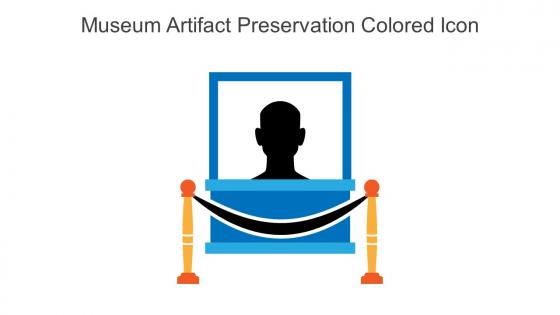Museum Artifact Preservation Colored Icon In Powerpoint Pptx Png And Editable Eps Format