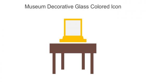 Museum Decorative Glass Colored Icon In Powerpoint Pptx Png And Editable Eps Format