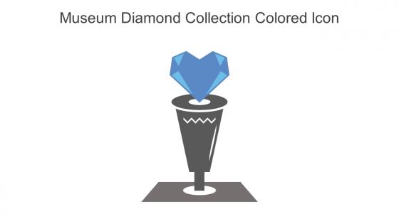 Museum Diamond Collection Colored Icon In Powerpoint Pptx Png And Editable Eps Format