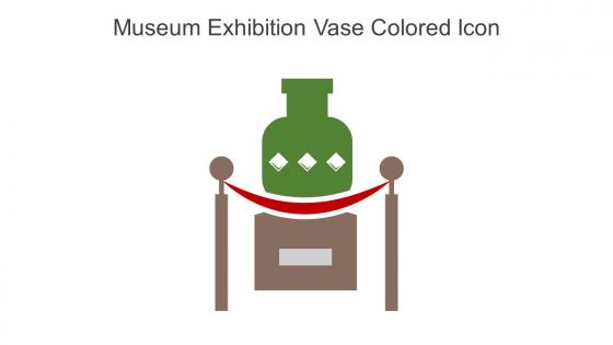 Museum Exhibition Vase Colored Icon In Powerpoint Pptx Png And Editable Eps Format