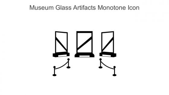Museum Glass Artifacts Monotone Icon In Powerpoint Pptx Png And Editable Eps Format