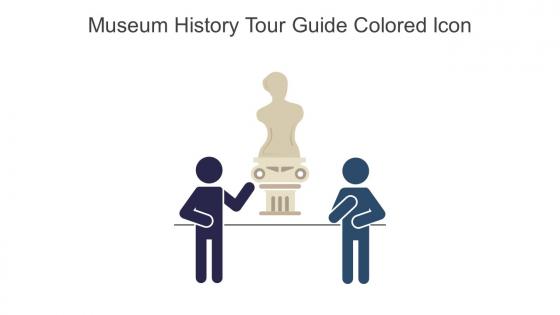 Museum History Tour Guide Colored Icon In Powerpoint Pptx Png And Editable Eps Format