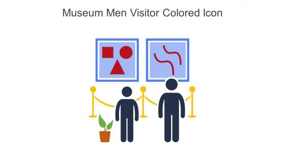 Museum Men Visitor Colored Icon In Powerpoint Pptx Png And Editable Eps Format