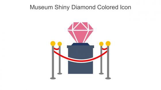 Museum Shiny Diamond Colored Icon In Powerpoint Pptx Png And Editable Eps Format