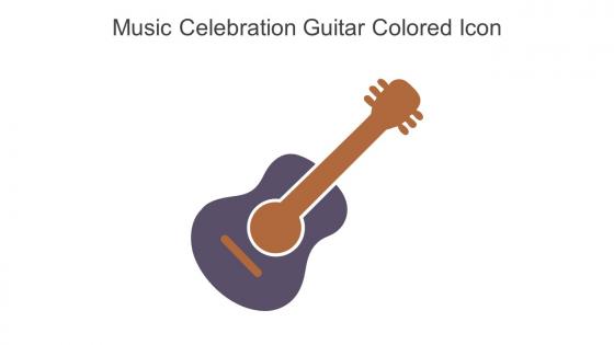 Music Celebration Guitar Colored Icon In Powerpoint Pptx Png And Editable Eps Format