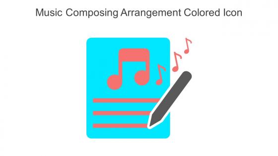 Music Composing Arrangement Colored Icon In Powerpoint Pptx Png And Editable Eps Format