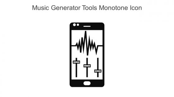 Music Generator Tools Monotone Icon In Powerpoint Pptx Png And Editable Eps Format