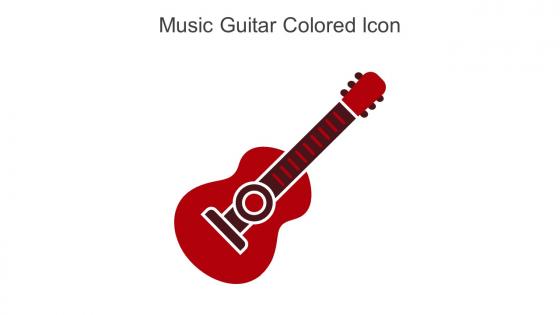 Music Guitar Colored Icon In Powerpoint Pptx Png And Editable Eps Format