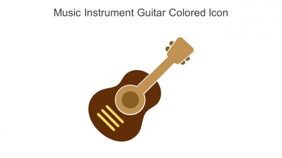 Music Instrument Guitar Colored Icon In Powerpoint Pptx Png And Editable Eps Format