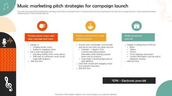 Music Marketing Pitch Strategies For Campaign Launch
