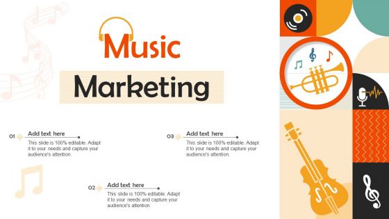 Music Marketing Ppt File Infographic Template