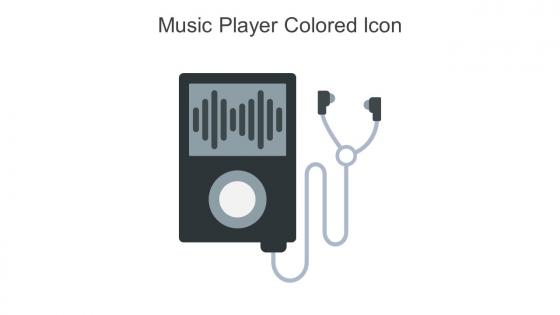 Music Player Colored Icon In Powerpoint Pptx Png And Editable Eps Format