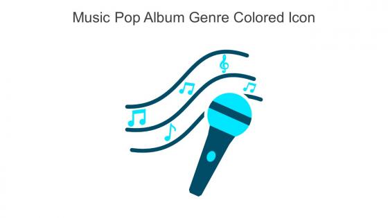 Music Pop Album Genre Colored Icon In Powerpoint Pptx Png And Editable Eps Format