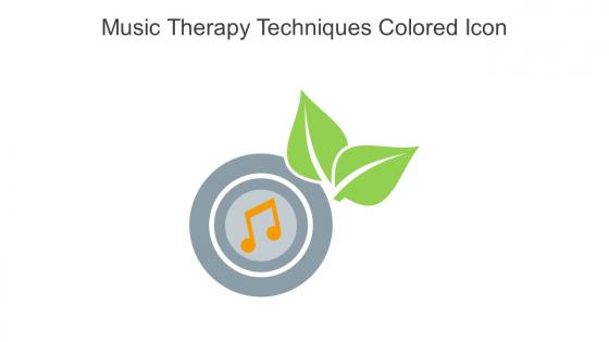Music Therapy Techniques Colored Icon In Powerpoint Pptx Png And Editable Eps Format