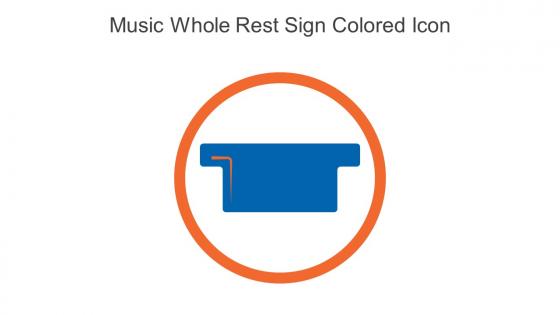 Music Whole Rest Sign Colored Icon In Powerpoint Pptx Png And Editable Eps Format