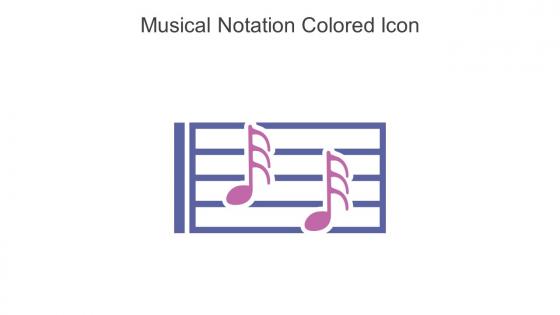 Musical Notation Colored Icon In Powerpoint Pptx Png And Editable Eps Format