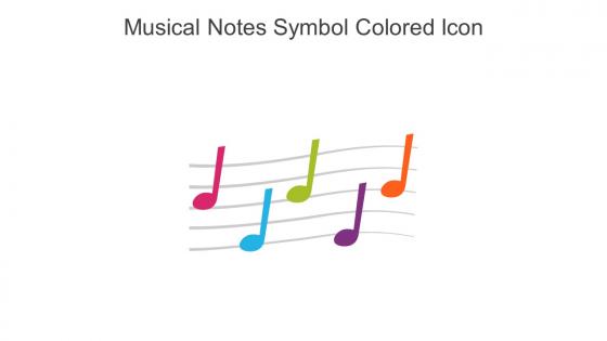 Musical Notes Symbol Colored Icon In Powerpoint Pptx Png And Editable Eps Format