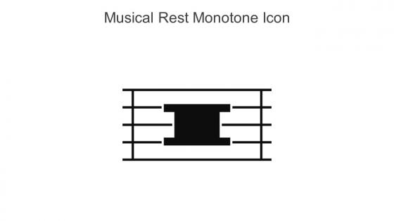 Musical Rest Monotone Icon In Powerpoint Pptx Png And Editable Eps Format