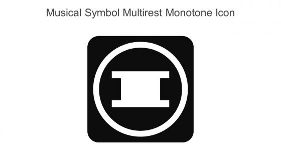 Musical Symbol Multirest Monotone Icon In Powerpoint Pptx Png And Editable Eps Format