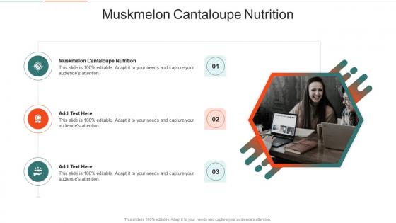 Muskmelon Cantaloupe Nutrition In Powerpoint And Google Slides Cpb