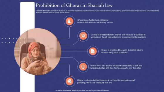 Muslim Banking Prohibition Of Gharar In Shariah Law Ppt Ideas Layout Ideas Fin SS V