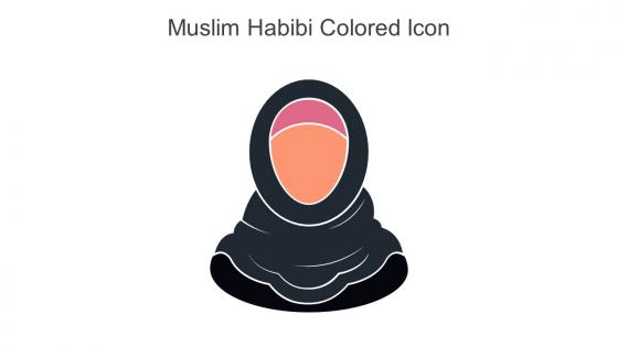 Muslim Habibi Colored Icon In Powerpoint Pptx Png And Editable Eps Format
