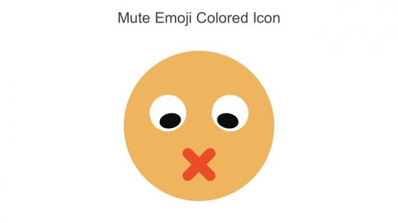 Mute Emoji Colored Icon In Powerpoint Pptx Png And Editable Eps Format