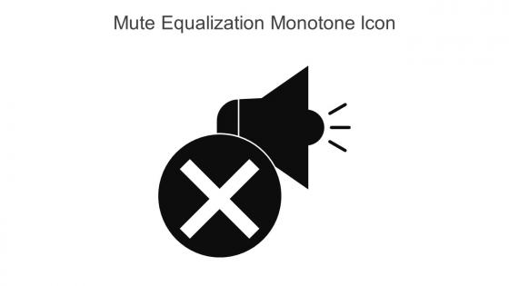 Mute Equalization Monotone Icon In Powerpoint Pptx Png And Editable Eps Format
