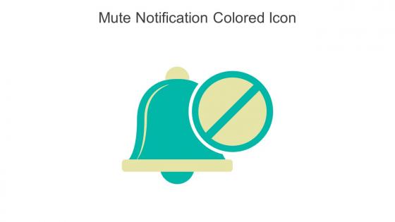 Mute Notification Colored Icon In Powerpoint Pptx Png And Editable Eps Format