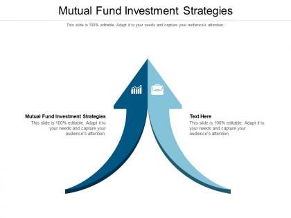 Mutual fund investment strategies ppt powerpoint presentation summary deck cpb