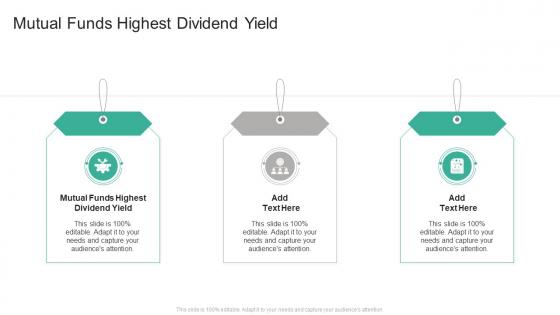 Mutual Funds Highest Dividend Yield In Powerpoint And Google Slides Cpb