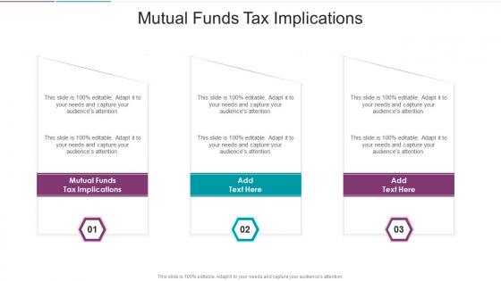 Mutual Funds Tax Implications In Powerpoint And Google Slides Cpb